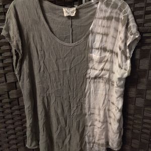 Green tie dye shirt